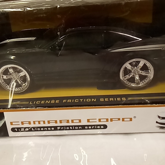 Lollipop Toys Chevy Camaro COPO 1:24 Friction Power Series Black NIB - Picture 2 of 5